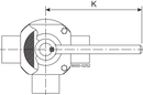 HANDLE CPL. 3-4 PORTS 76