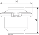 Válvula anti-retorno LKC-2-DIN-W-