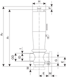 Válvula SMP-BC W DN50 30 NC EPDM